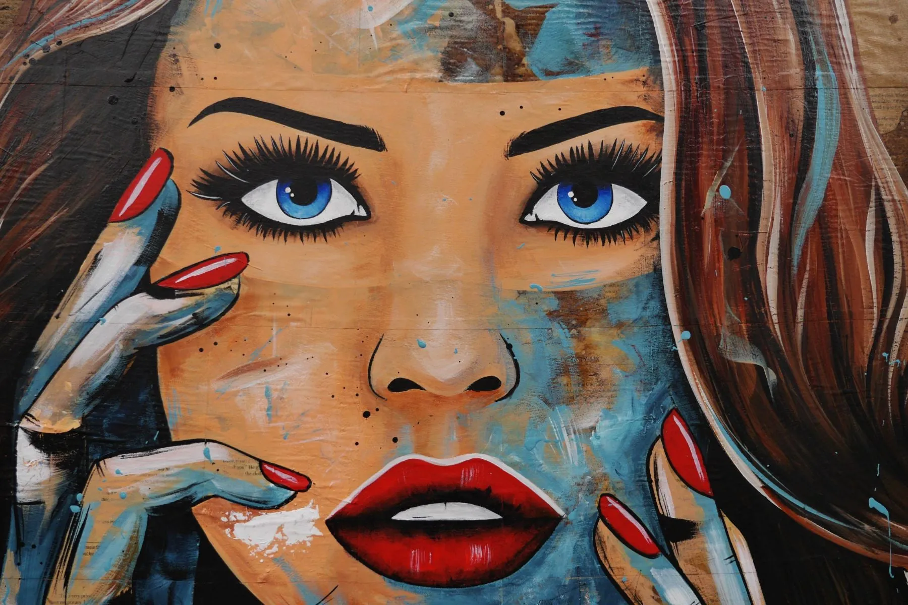 Crave 140cm x 100cm Sexy Woman Abstract Realism Book Club Painting