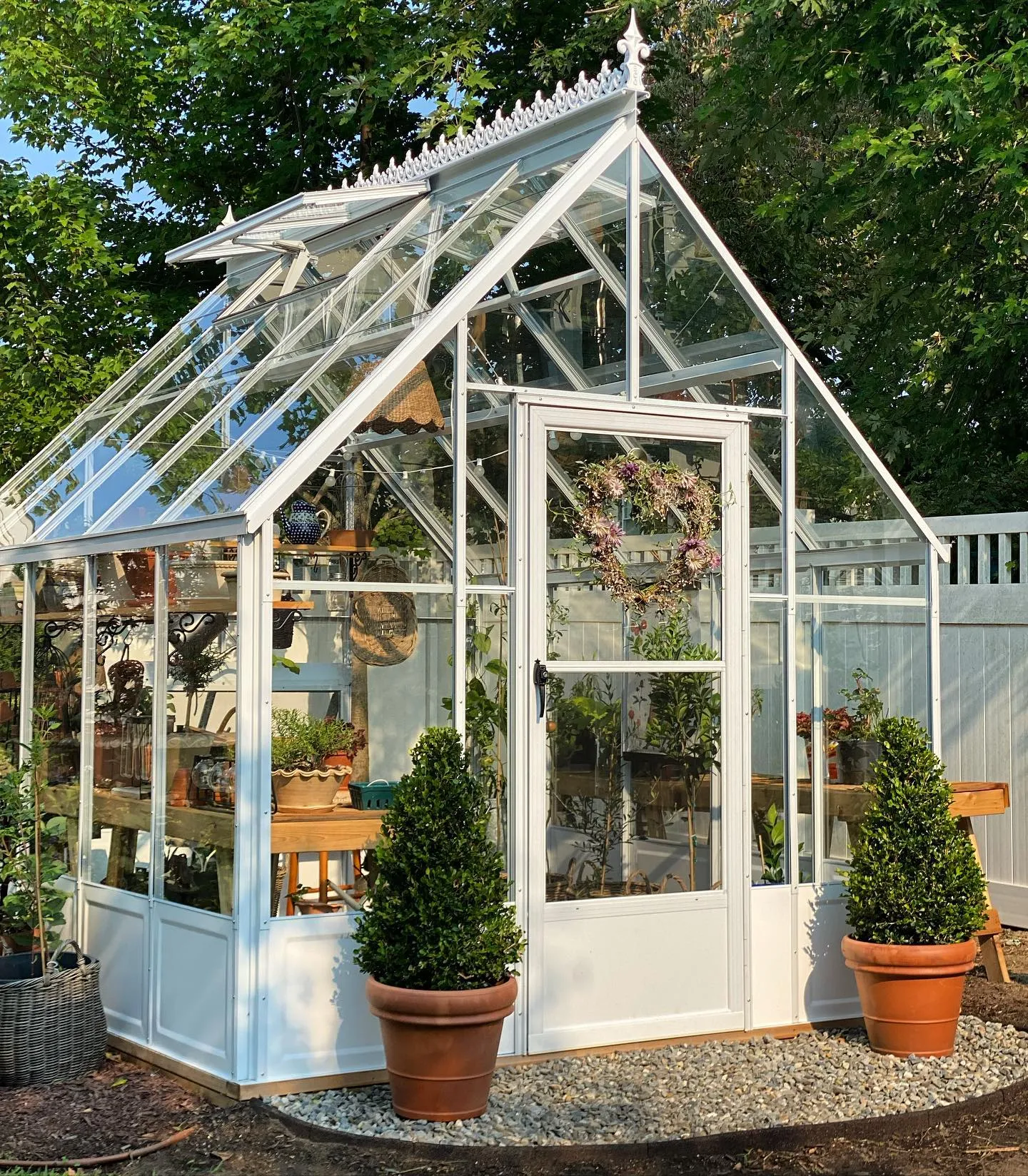 Cross Country Parkside 8X10 Glass Greenhouse