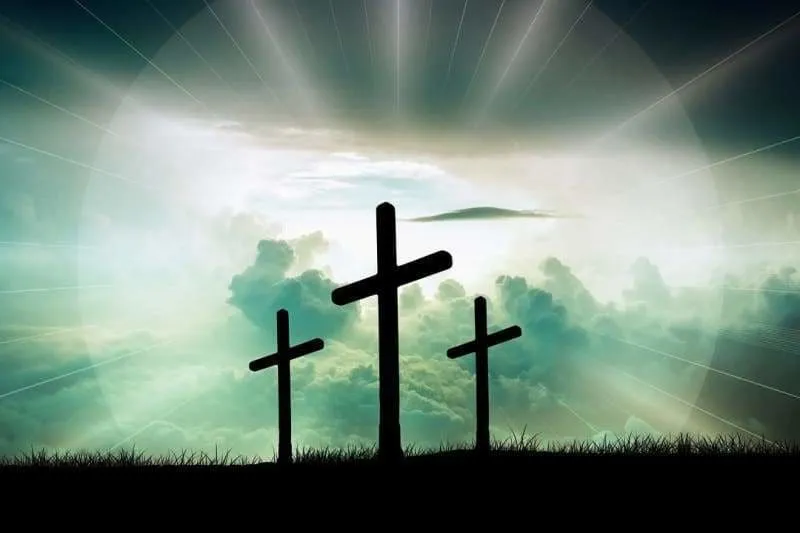 Crosses on the hill diamond painting kit