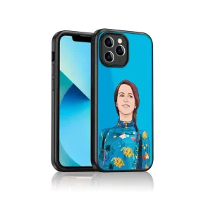 Custom Photo Phone Back Cover Blue iPhone 11 Pro Back Case - Cartoonized From Image