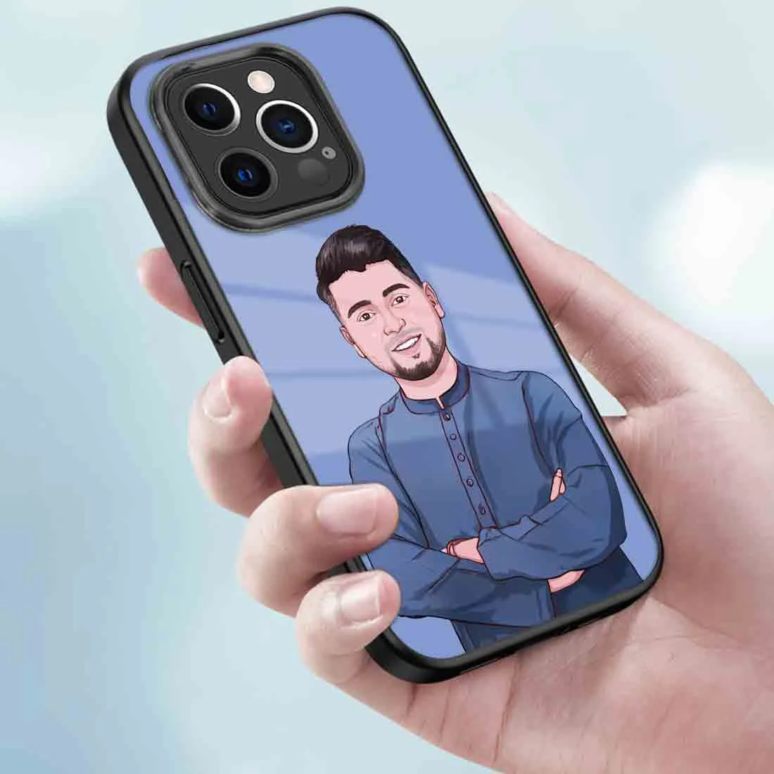 Custom Photo Phone Case iPhone 13 Pro Phone Case with Image - Cartoonify From Photo
