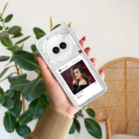 Customize Photo With Name Transparent Silicon Case For Nothing