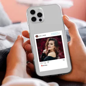 Customize Photo With Name Transparent Silicon Case For Poco