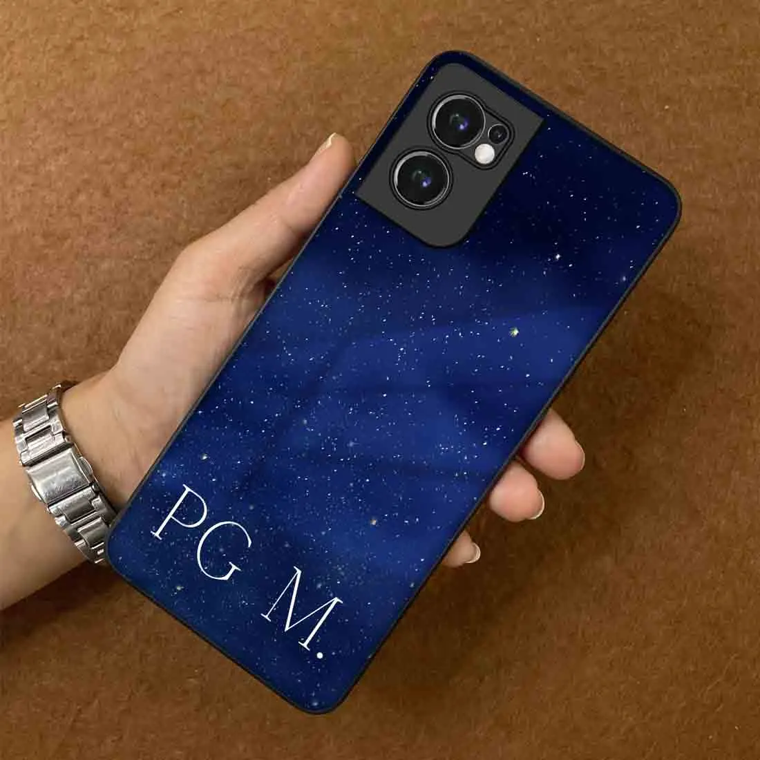 Customized Oneplus Nord CE 2 5G Cover Design One Plus Case with Name - Starry Night