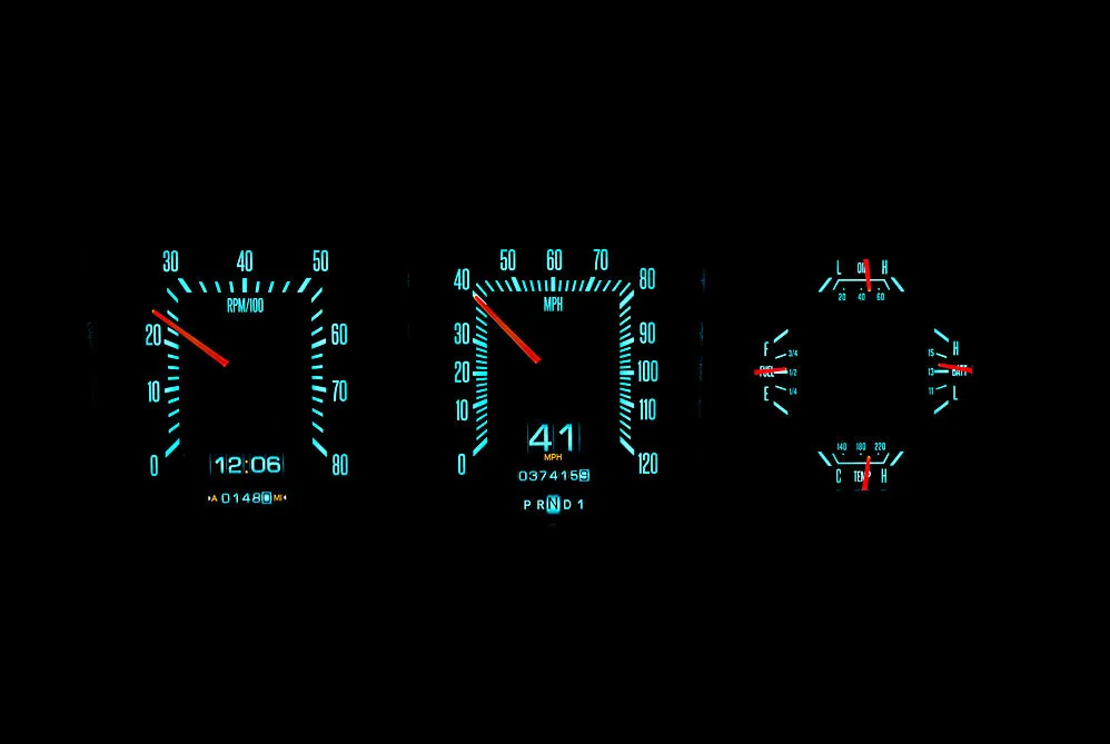 Dakota Digital RTX Gauges - 73-79 F100 / 78-79 BRONCO