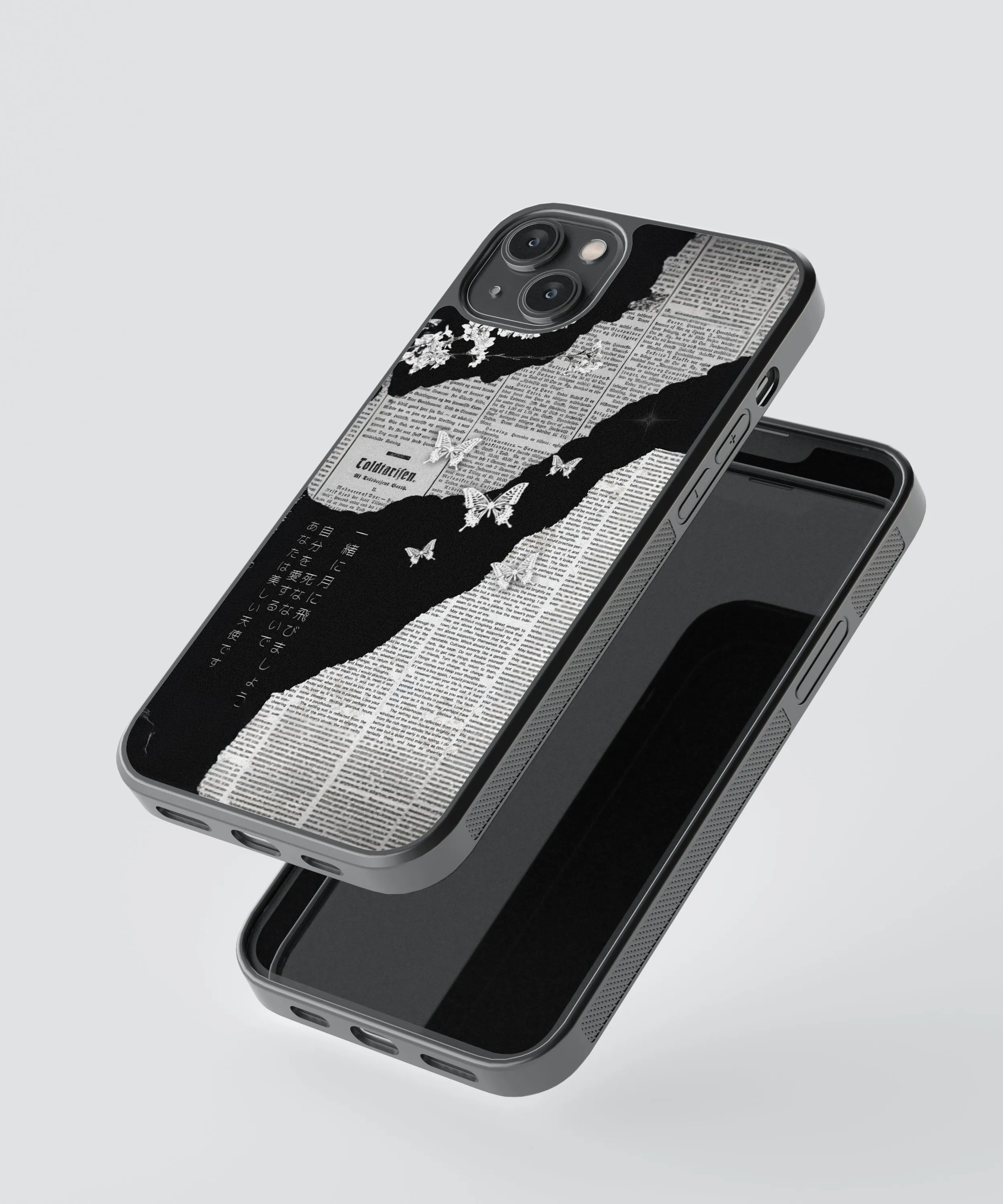 Dark Academia Vintage Aesthetic Glass Phone Case Cover