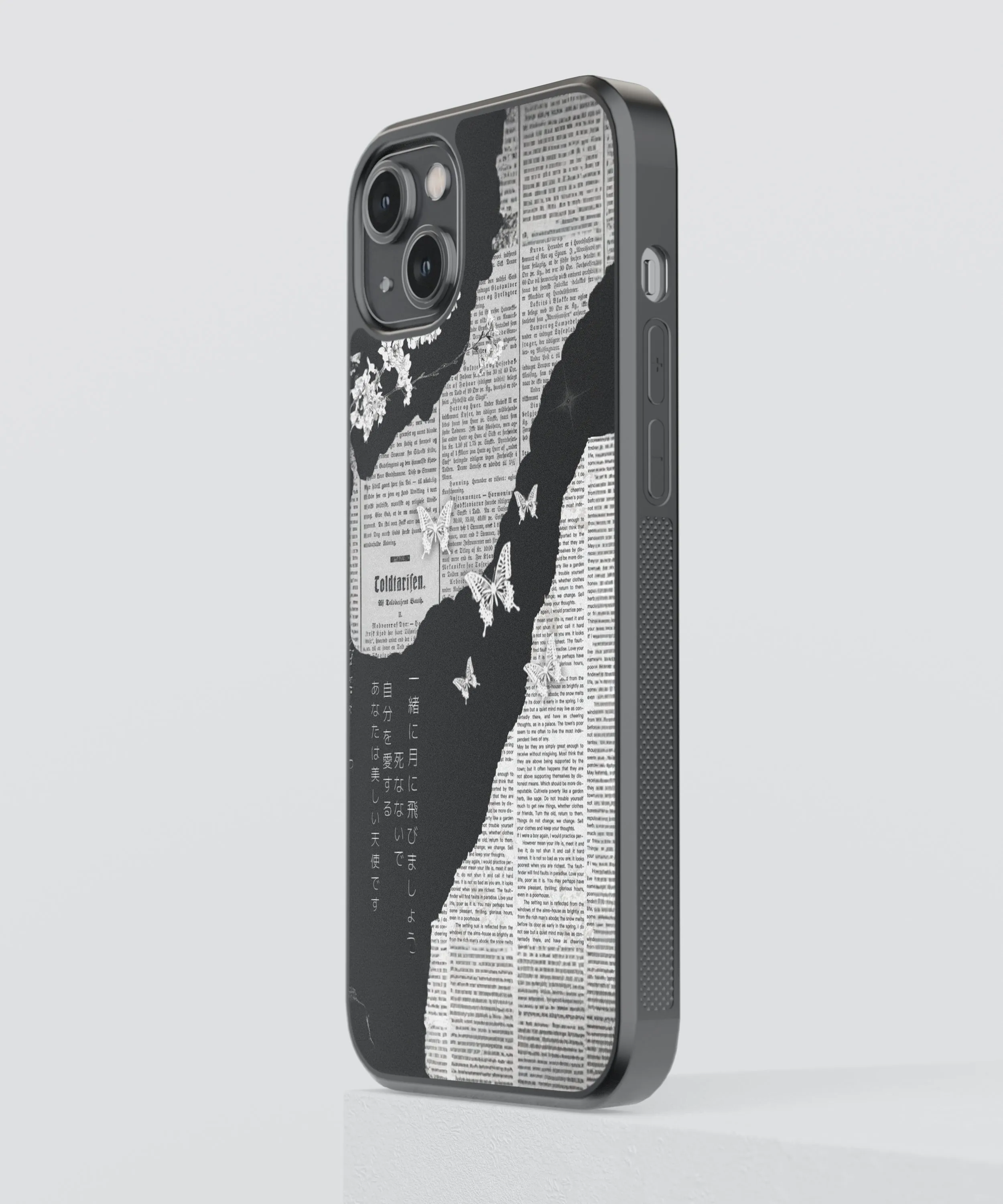 Dark Academia Vintage Aesthetic Glass Phone Case Cover