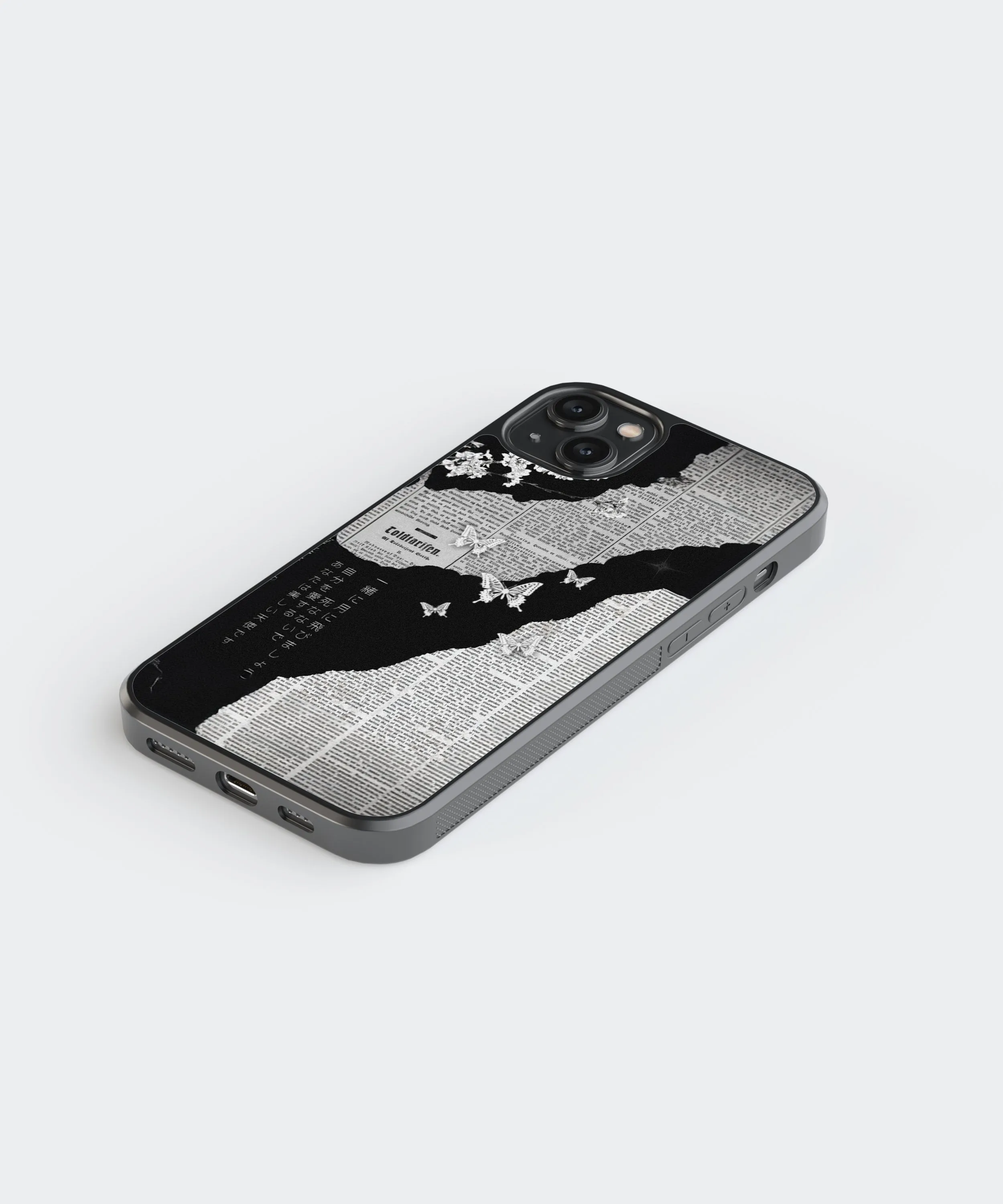 Dark Academia Vintage Aesthetic Glass Phone Case Cover