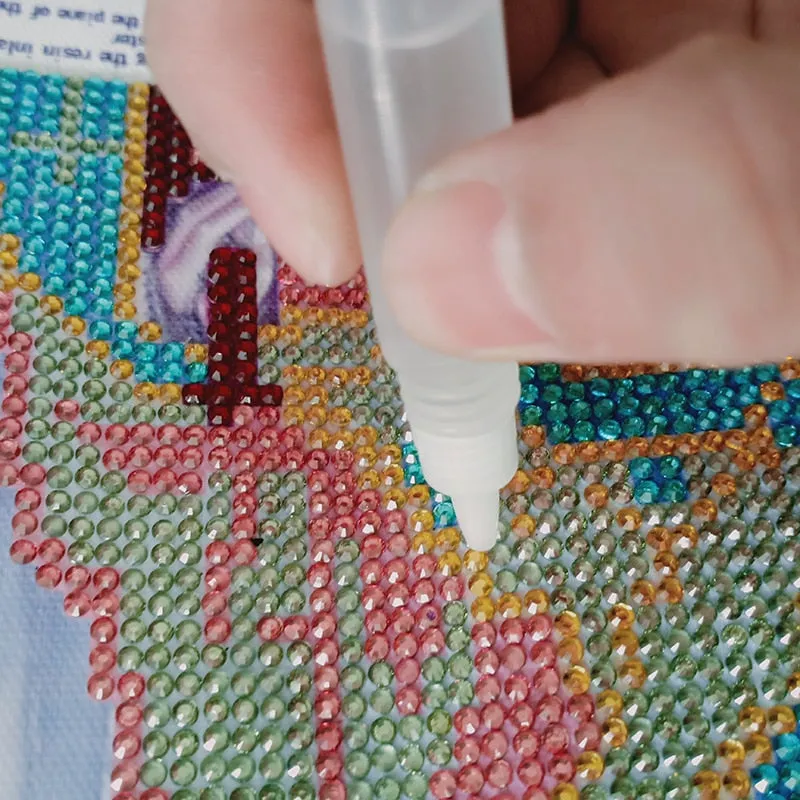 Diamond Painting Glue | 10/5/3 Piece Glue Bottle Options | Rhinestone Embroidery Adhesive