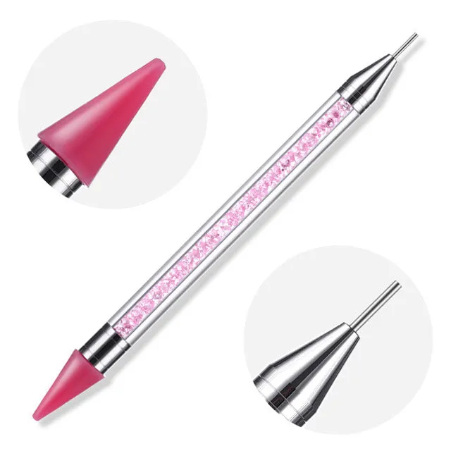 DIY Diamond Painting Pen Tool | Diamond Painting Accessory | Double Head Point Drill Pen | Rhinestone Embroidery Tool