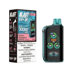 Drip'n by Envi x Fasta Blast 30K - Frozen Strawberry Kiwi Ice