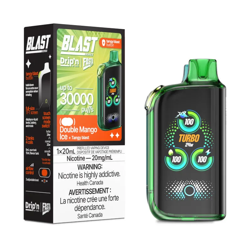 Drip'n by Envi x Fasta Blast 30K - Sour Double Mango Ice