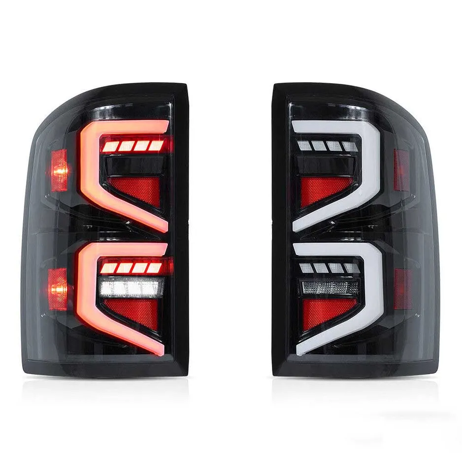 Dynamic LED Tail Lights For 2007-2013 Chevrolet Silverado 1500 2500HD 3500HD