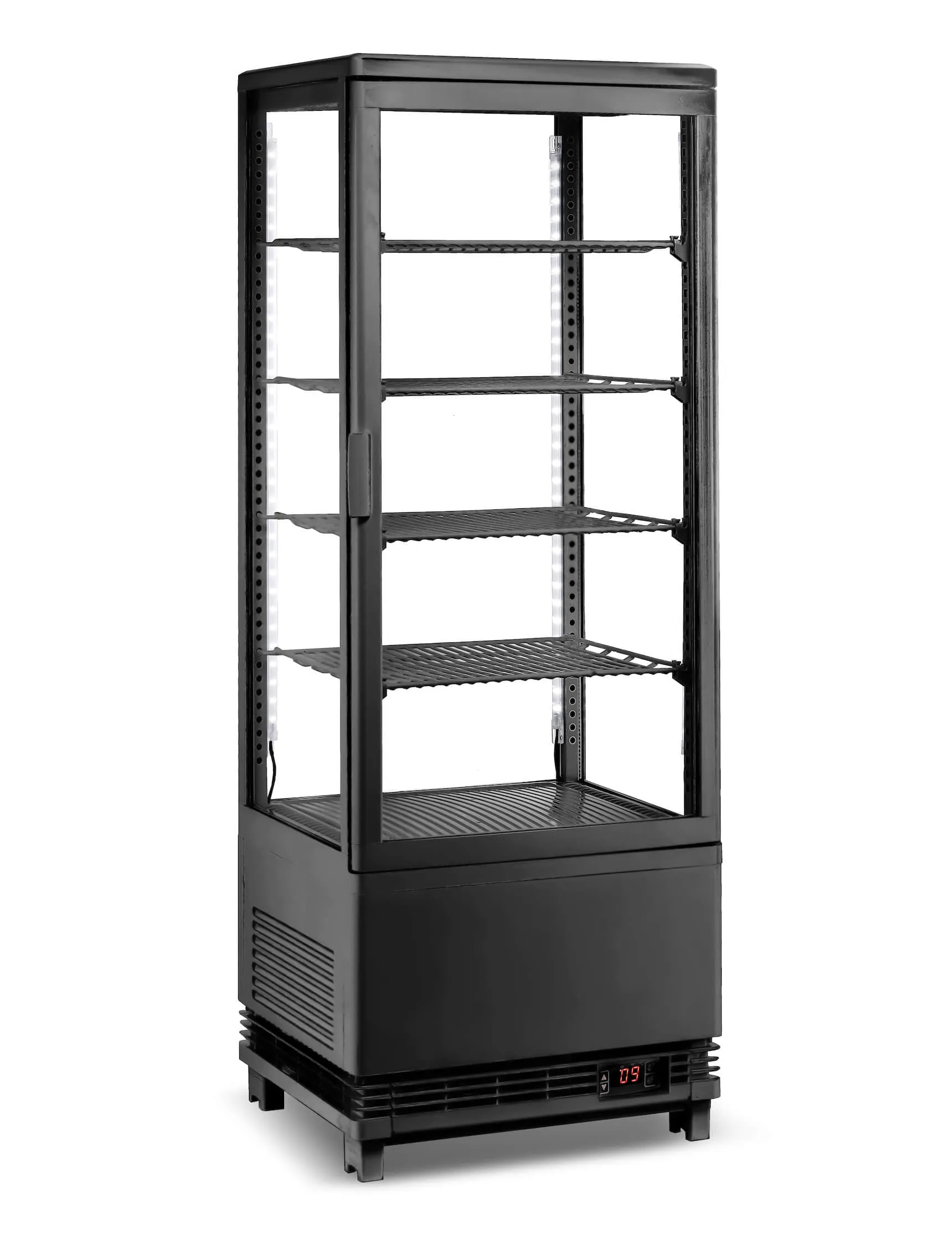 Empire Chilled Display Fridge Case Black 98 Litre - EMP-98-1-C