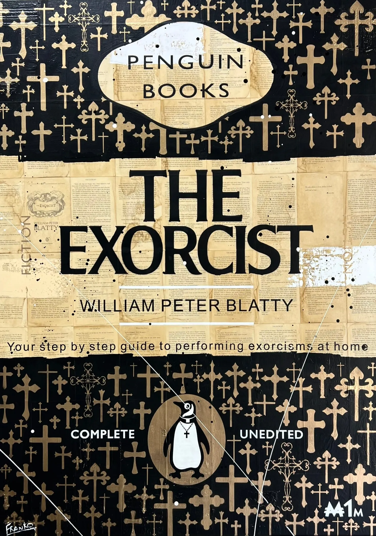 Exorcisms and Stuff 140cm x 100cm Urban Pop Book Club Painting