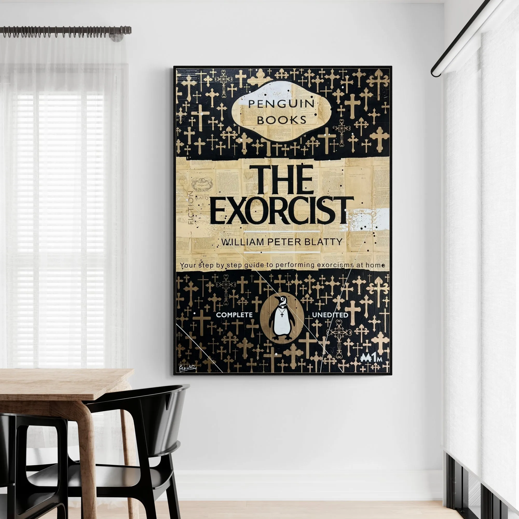 Exorcisms and Stuff 140cm x 100cm Urban Pop Book Club Painting