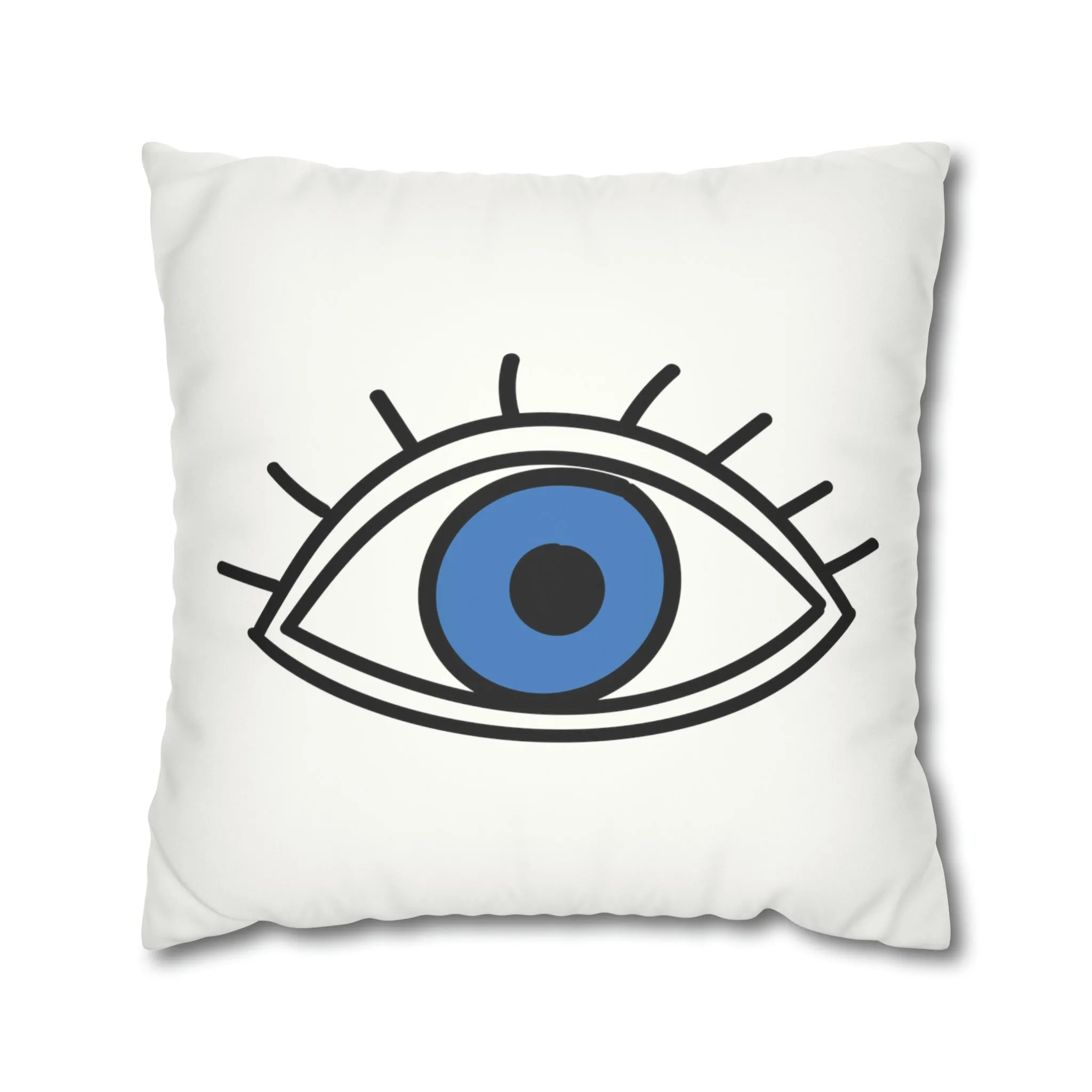 Eye Open Eye Closed Pillow Cover
