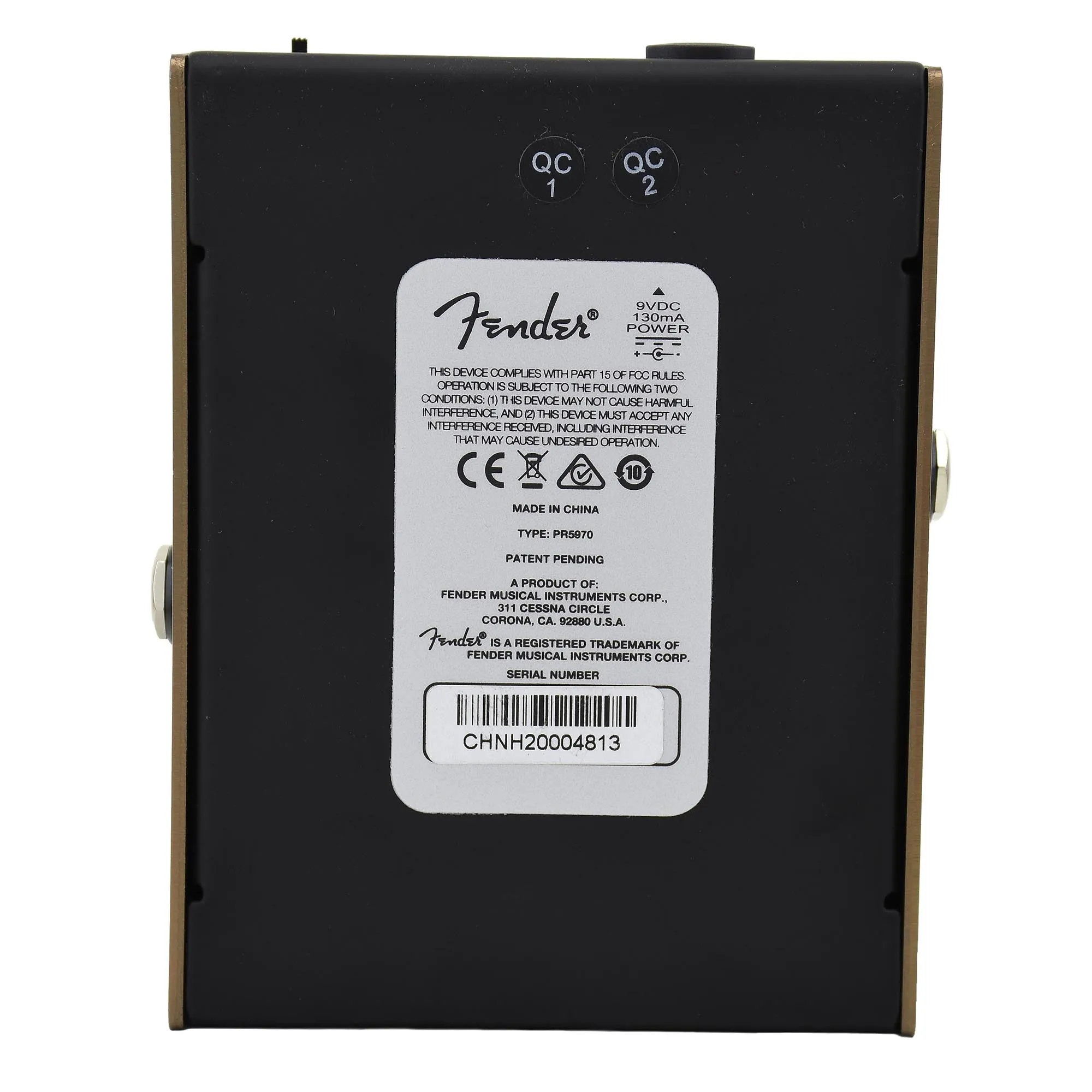 Fender Acoustic Preverb Preamp/Reverb Pedal