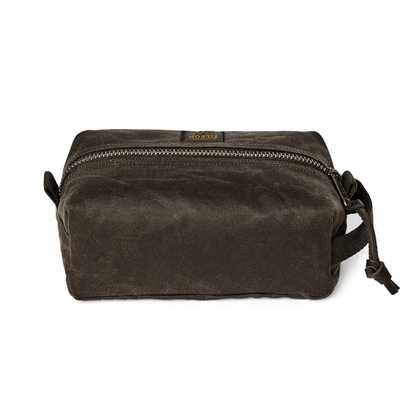 Filson Snyrtitaska - Tin Clothe Travel Kit - Otter Green
