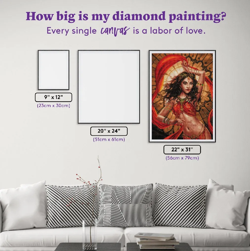 Fire Opal by Cris Ortega, Diamond Art Kit