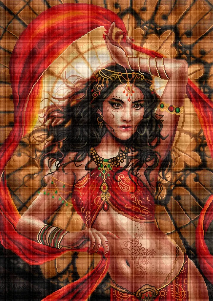 Fire Opal by Cris Ortega, Diamond Art Kit