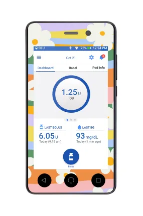 Floral Swirls for Omnipod DASH™