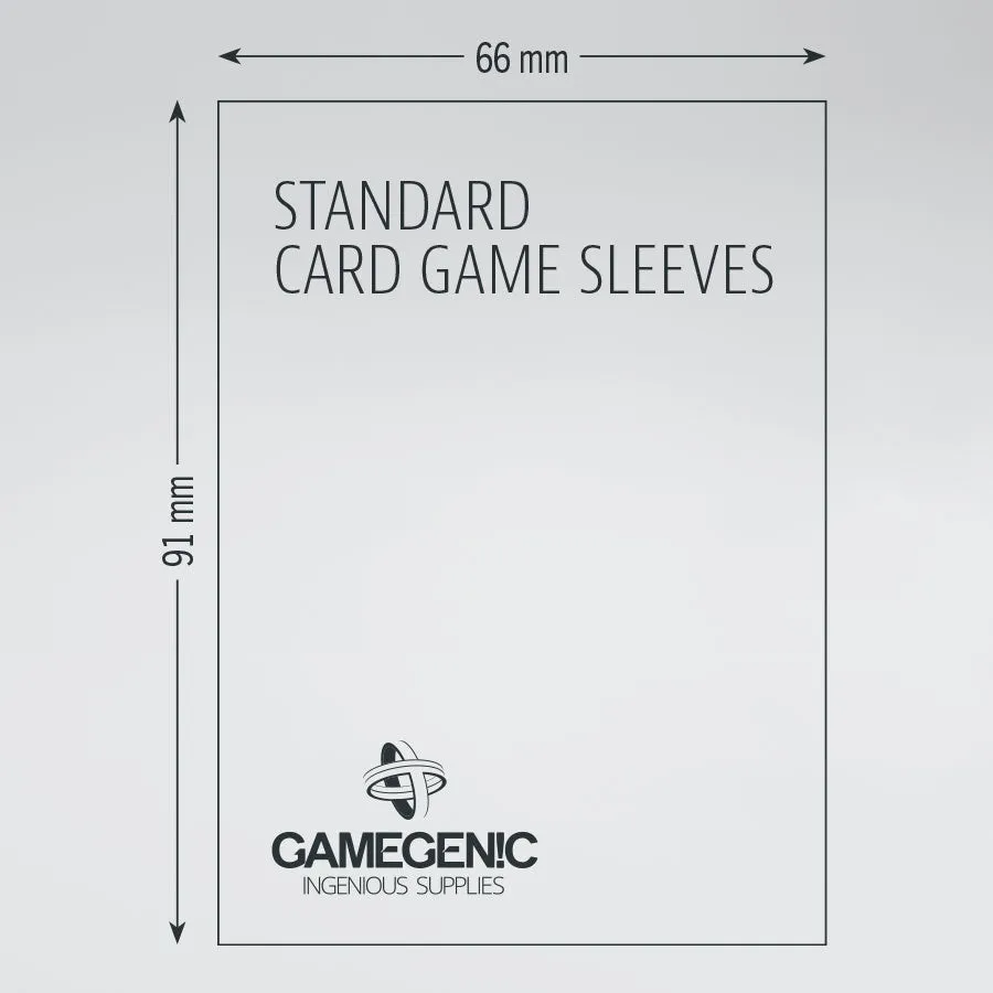 Gamegenic Sleeves Prime (FF Gray) (Standard Card Game) (50)