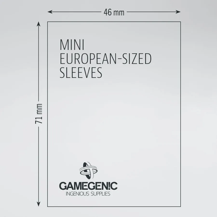 Gamegenic Sleeves Prime (FF Red) (Mini European) (50)