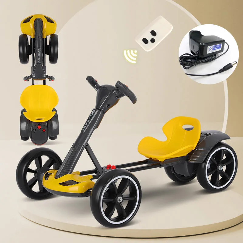 Go Kart Remote Control Car Electric Car for Kid Ride On Car Go Kart for Kids