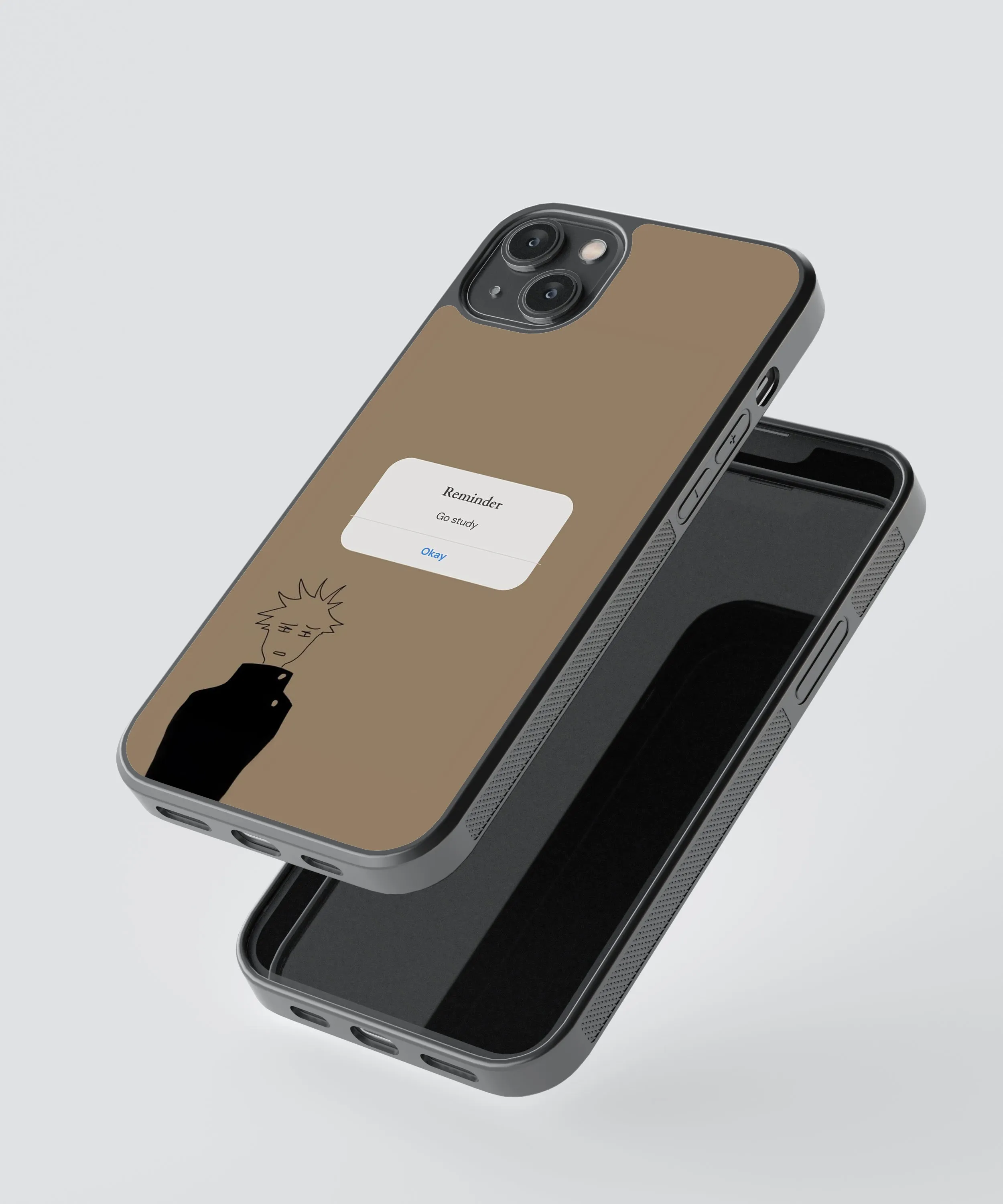 Gojo Reminder Anime Glass Phone Case