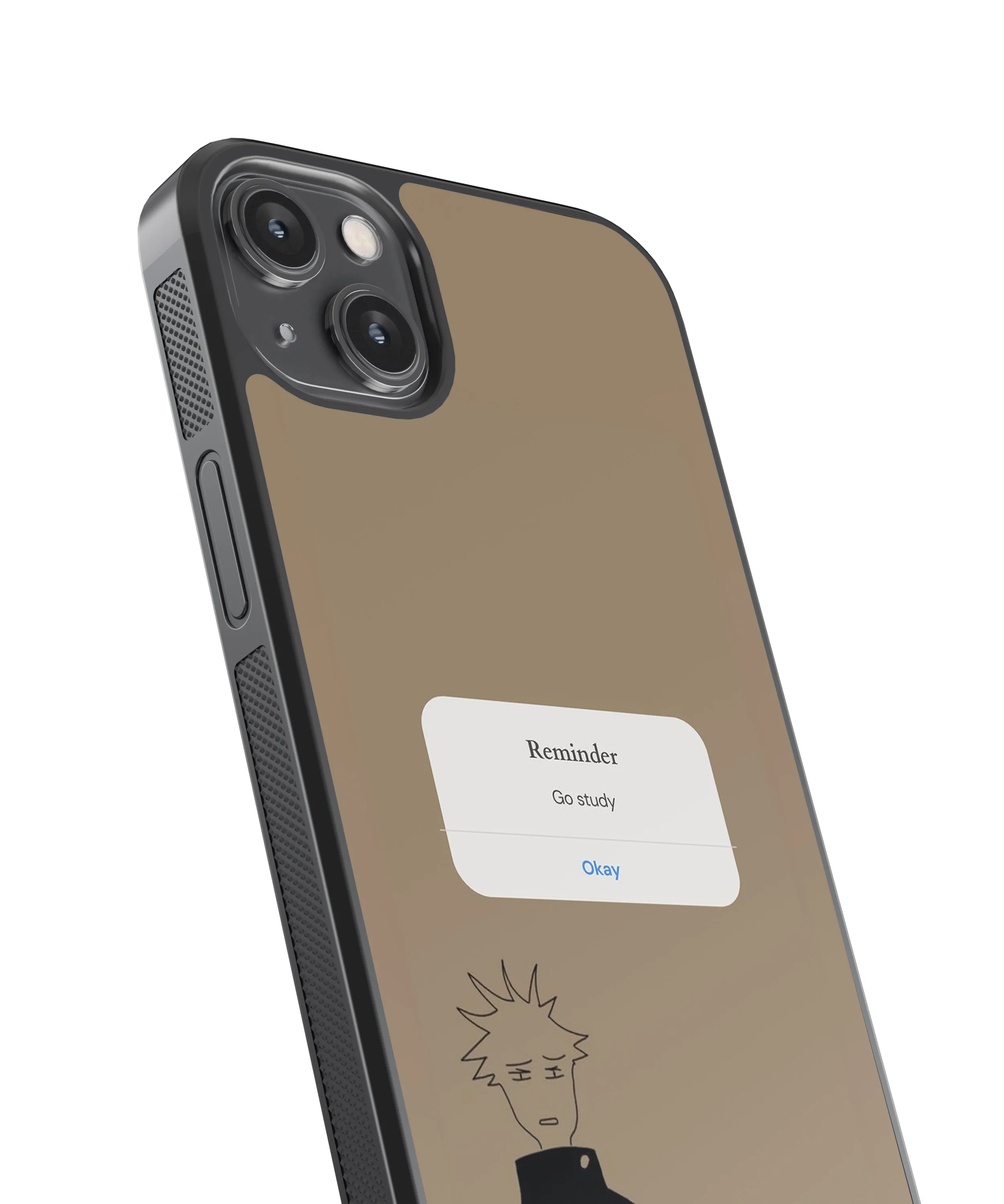 Gojo Reminder Anime Glass Phone Case