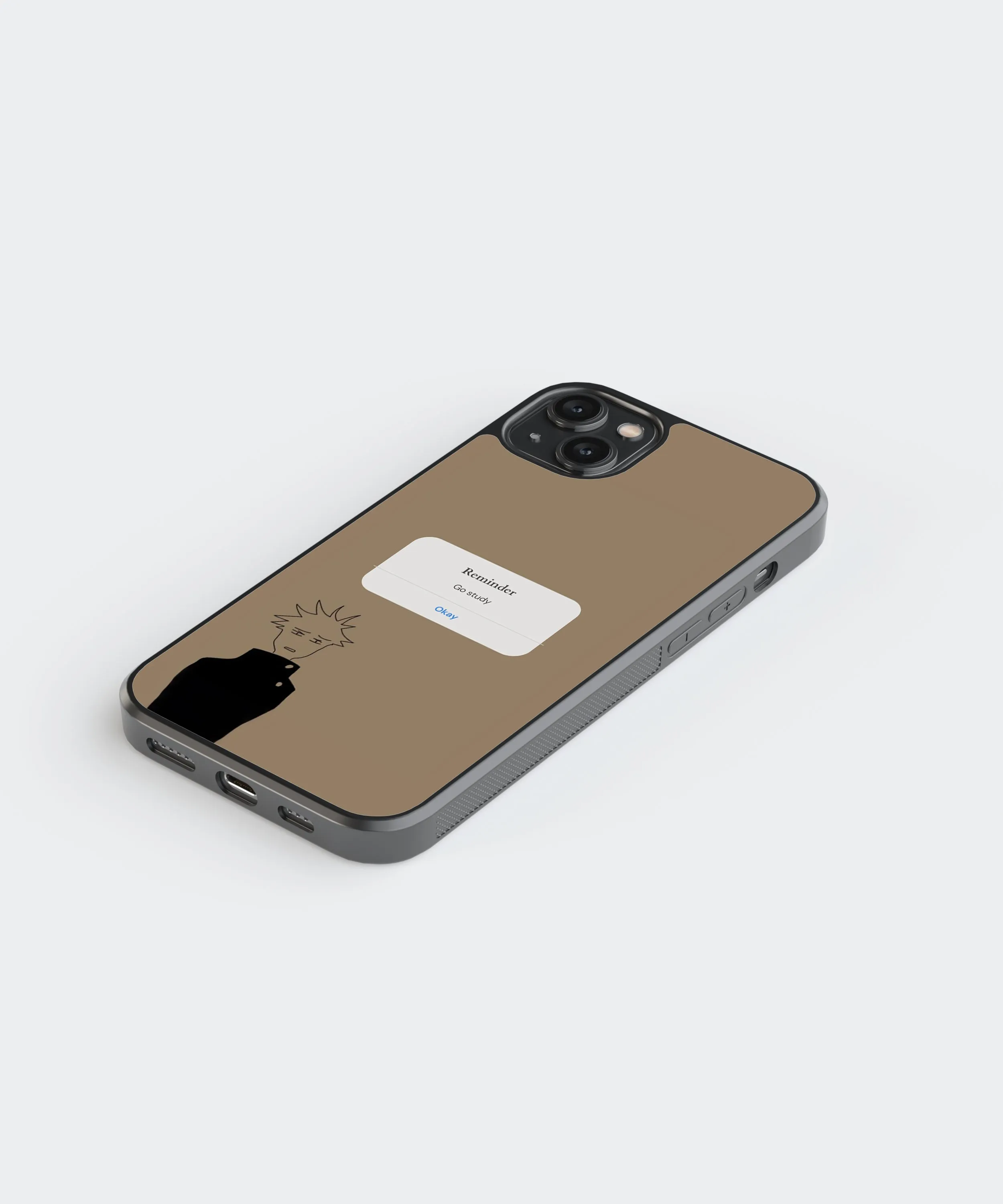 Gojo Reminder Anime Glass Phone Case