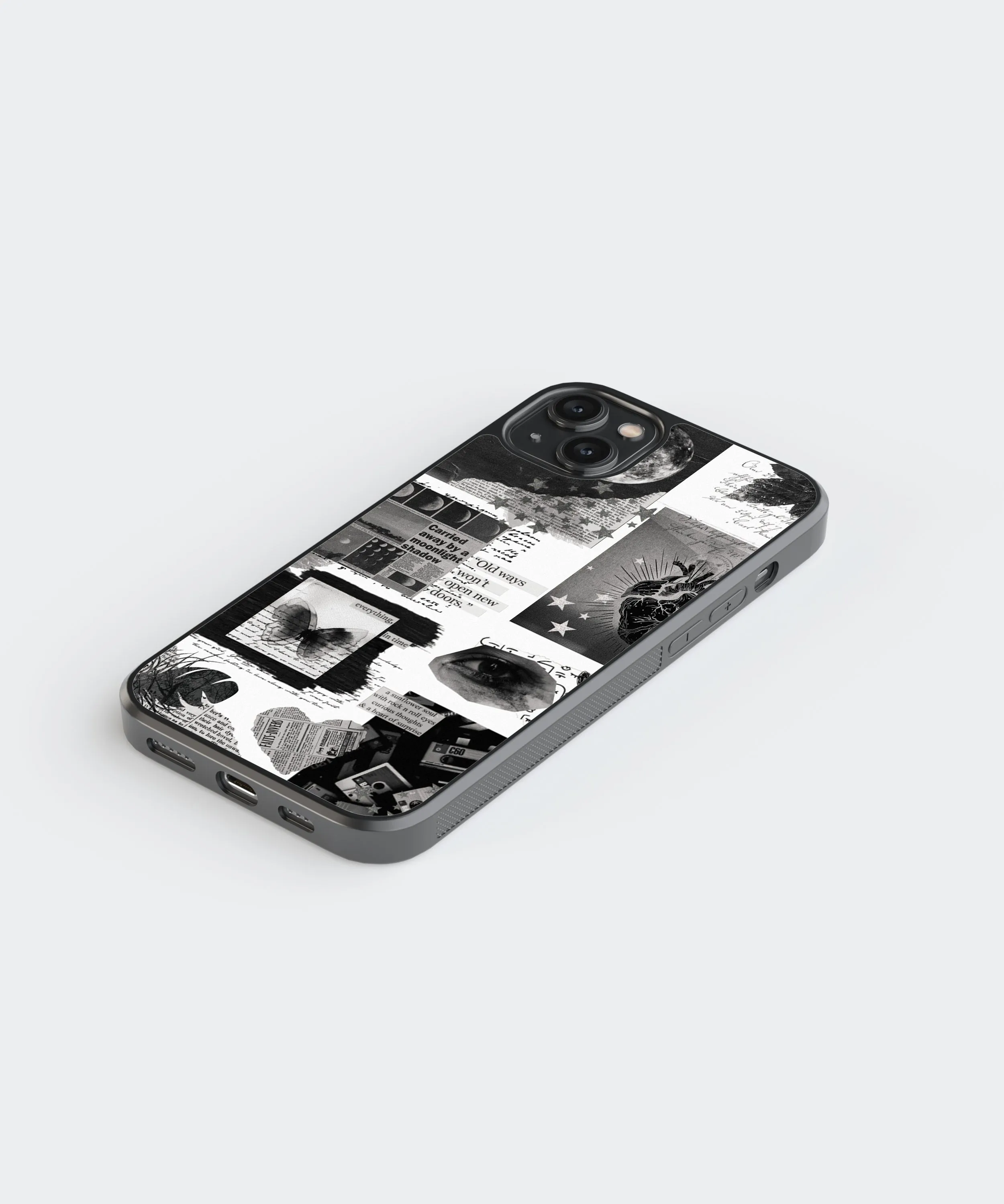 Gothic Coquette Vintage Aesthetic Glass Phone Case Cover