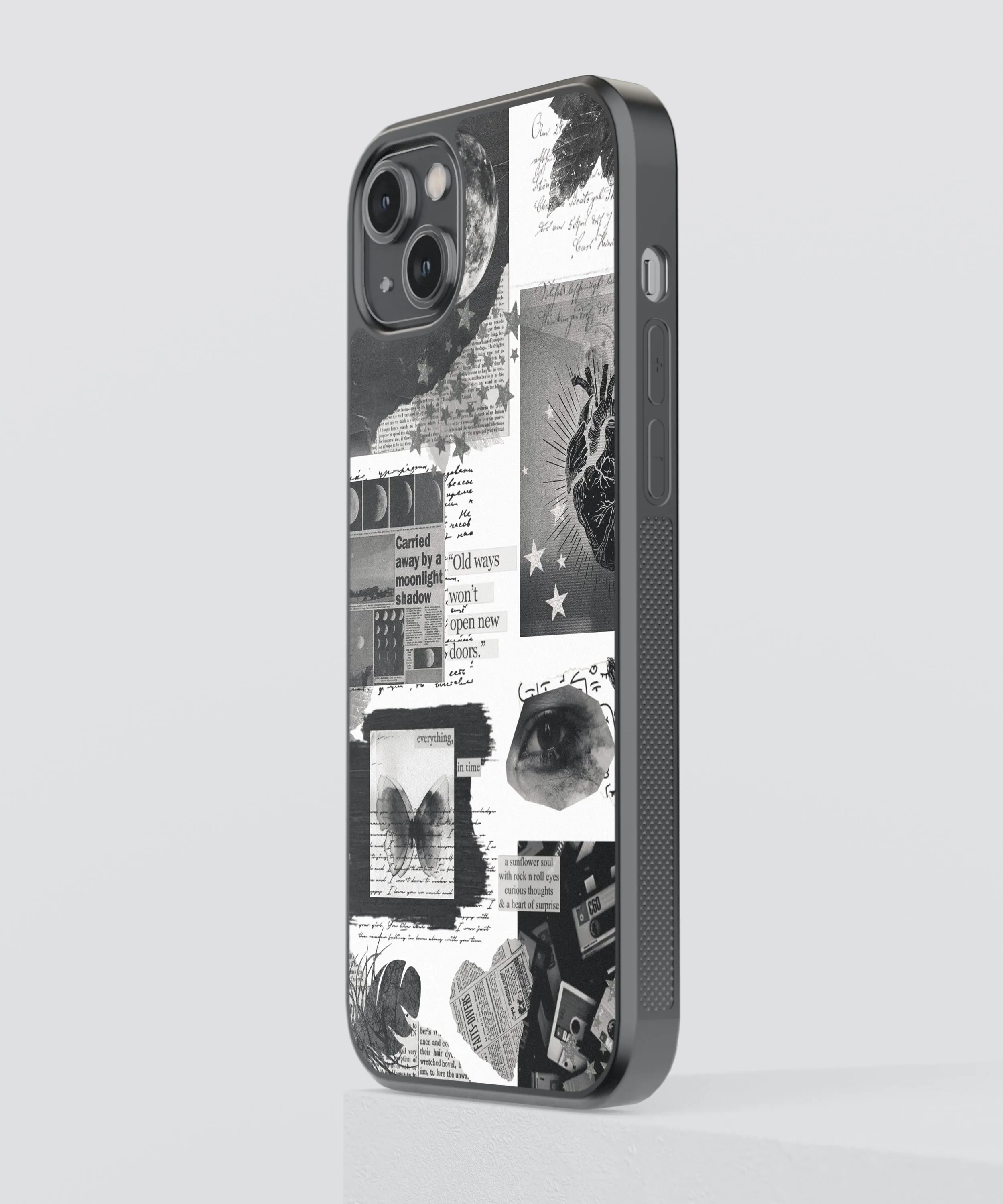 Gothic Coquette Vintage Aesthetic Glass Phone Case Cover