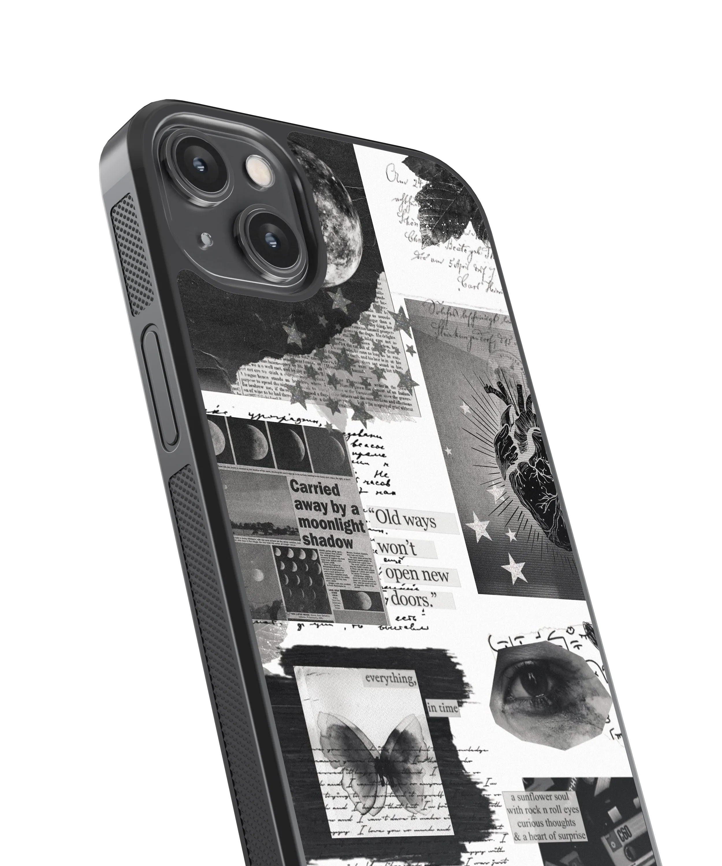 Gothic Coquette Vintage Aesthetic Glass Phone Case Cover