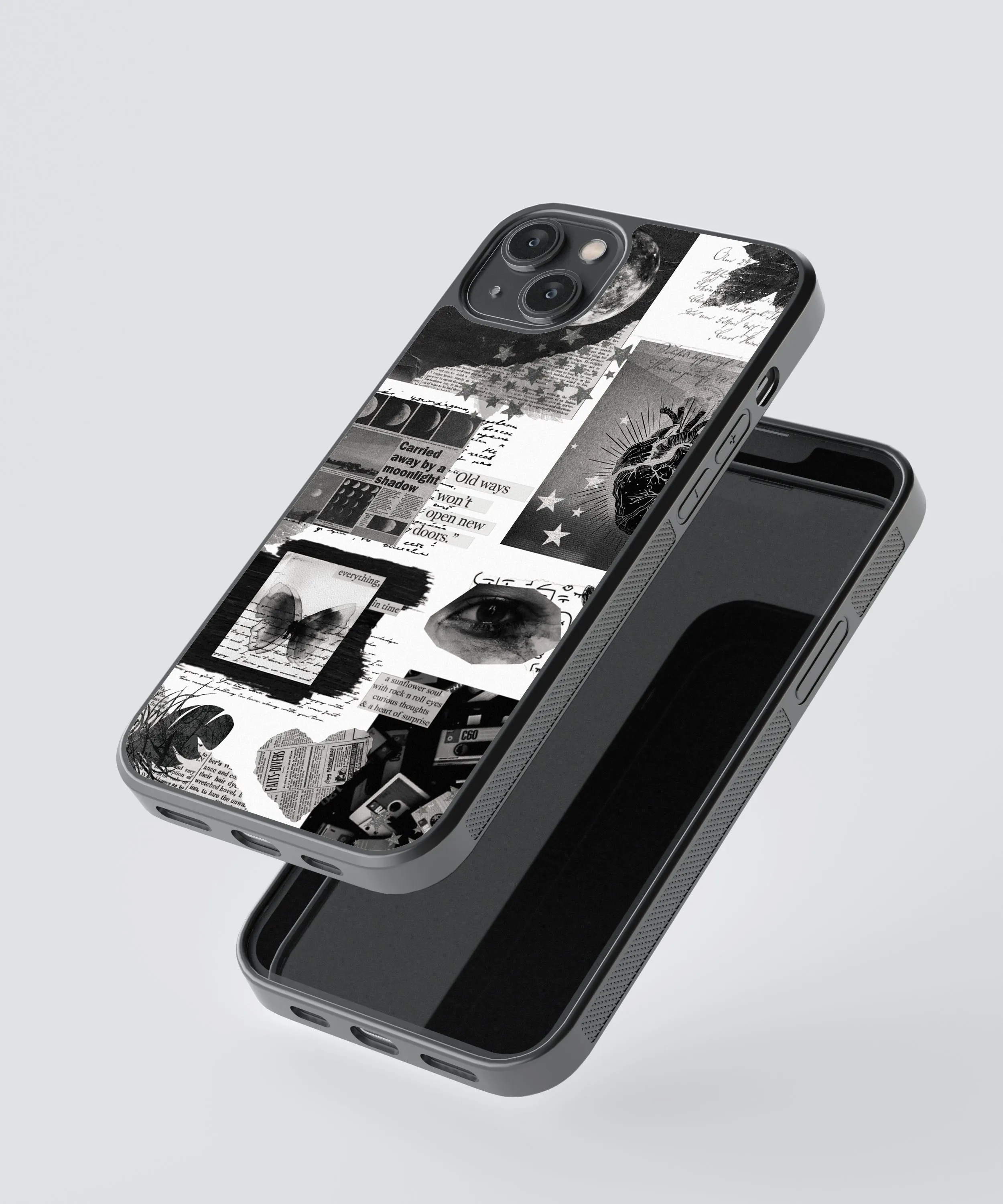 Gothic Coquette Vintage Aesthetic Glass Phone Case Cover