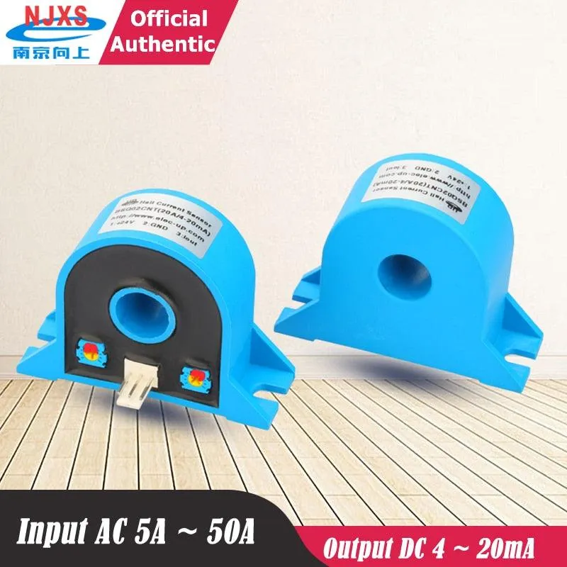 Hall effect current sensors 420ma BSQ02CNT AC 5A 10A 20A 30A 50A output DC 4~20mA transducer