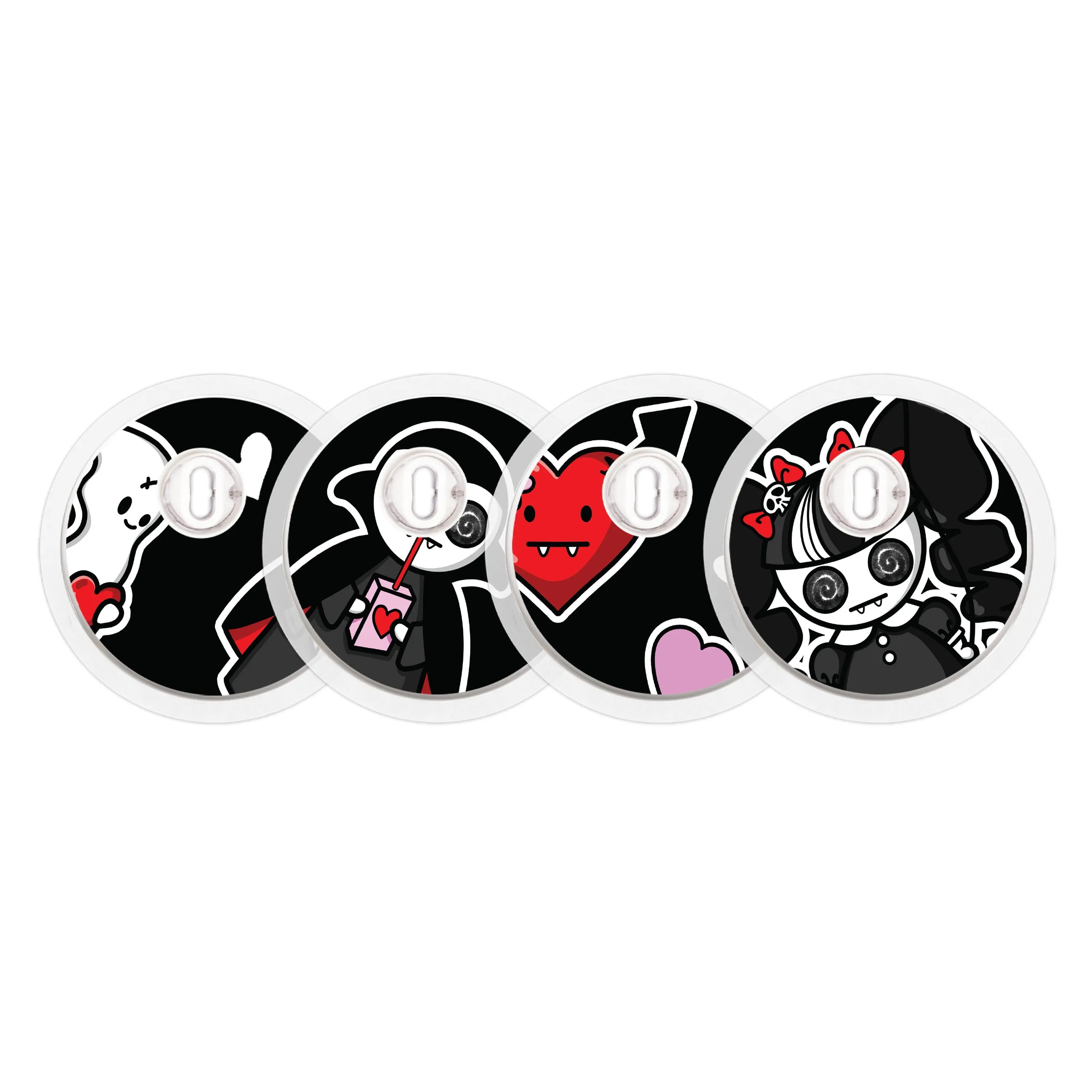 Halloween Valentine Designed for the FreeStyle Libre 3 Sensor