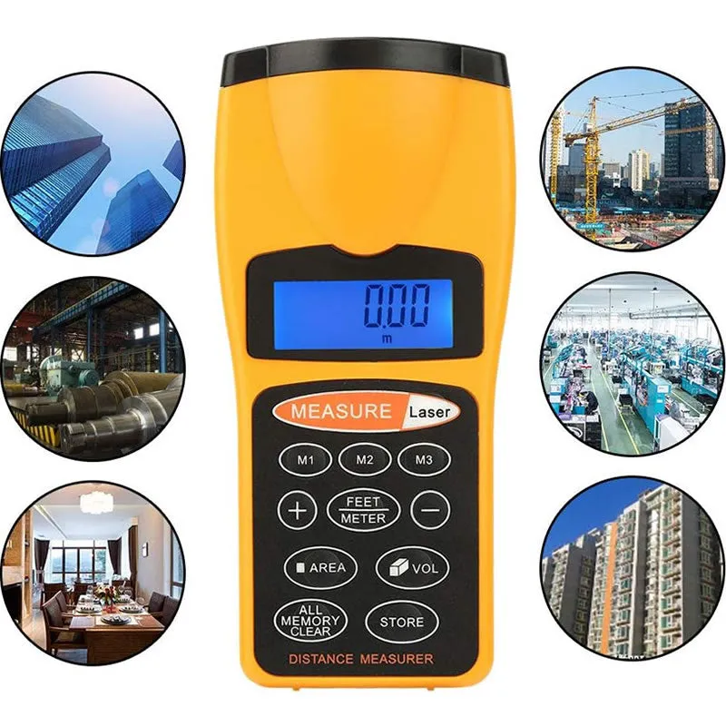 Handheld Ultrasonic Distance Measure Meter Q-C3007
