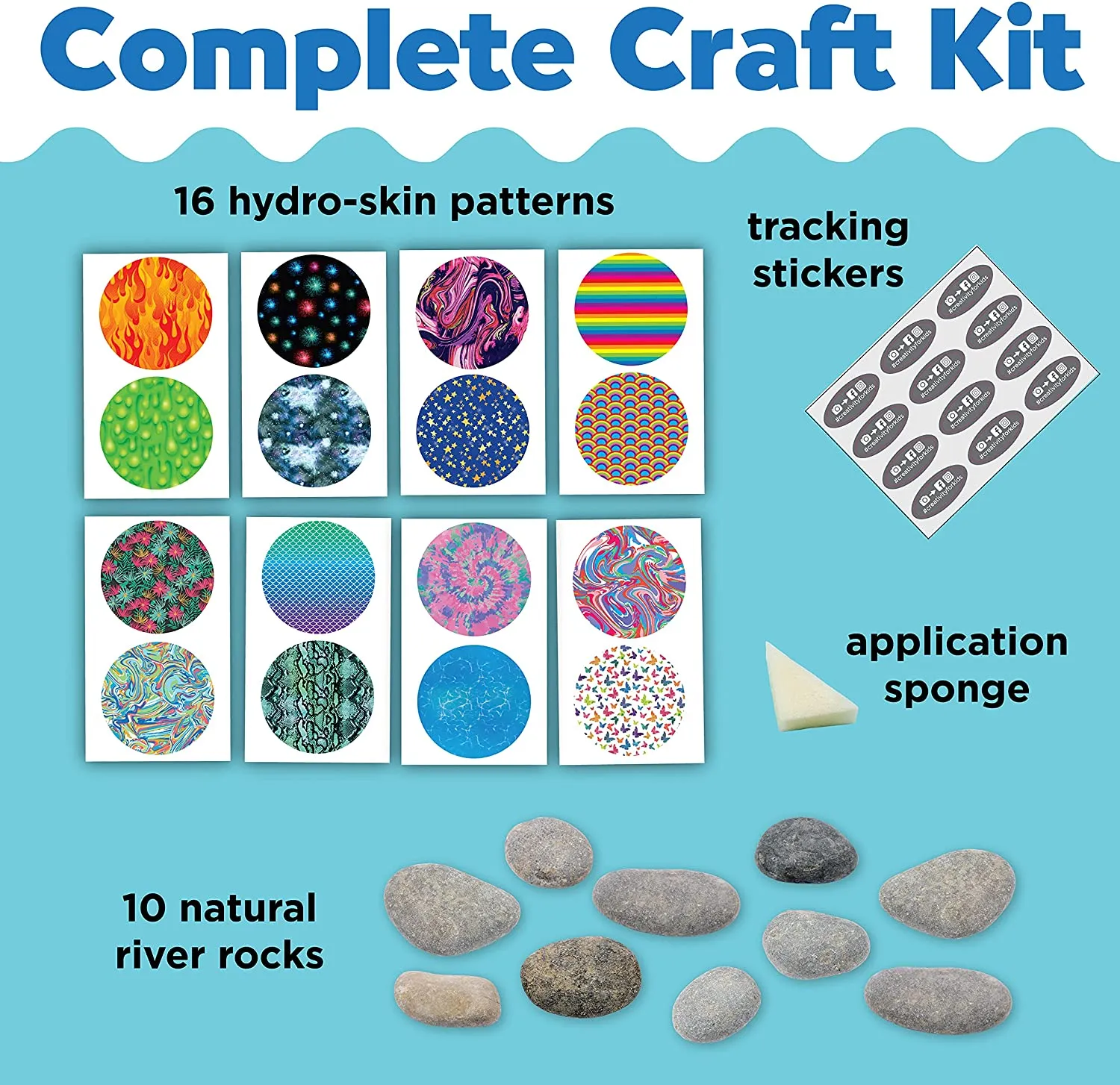 Hide & Seek Hydro Dip Rocks