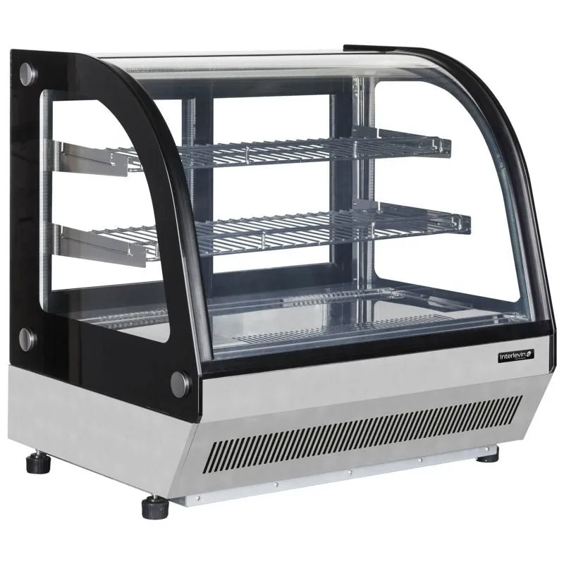 Interlevin Chilled Counter Top Display Stainless Steel - LCT900C