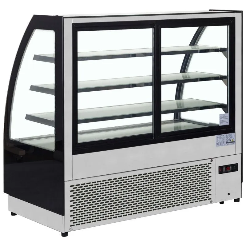 Interlevin Chilled Display Cabinet Stainless Steel, Glass - LPD900C