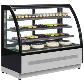 Interlevin Chilled Display Cabinet Stainless Steel, Glass - LPD900C