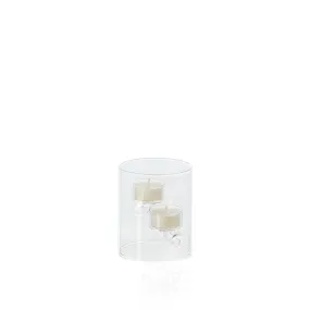 Kelly Double Tealight Candle Holder/Hurricanes Set of 4