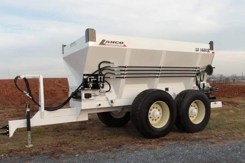 Lanco Spreaders K-Model LS-1150K, 1650K & 1680K Spreaders | 160-216 cu.ft. Capacity | For Tractors