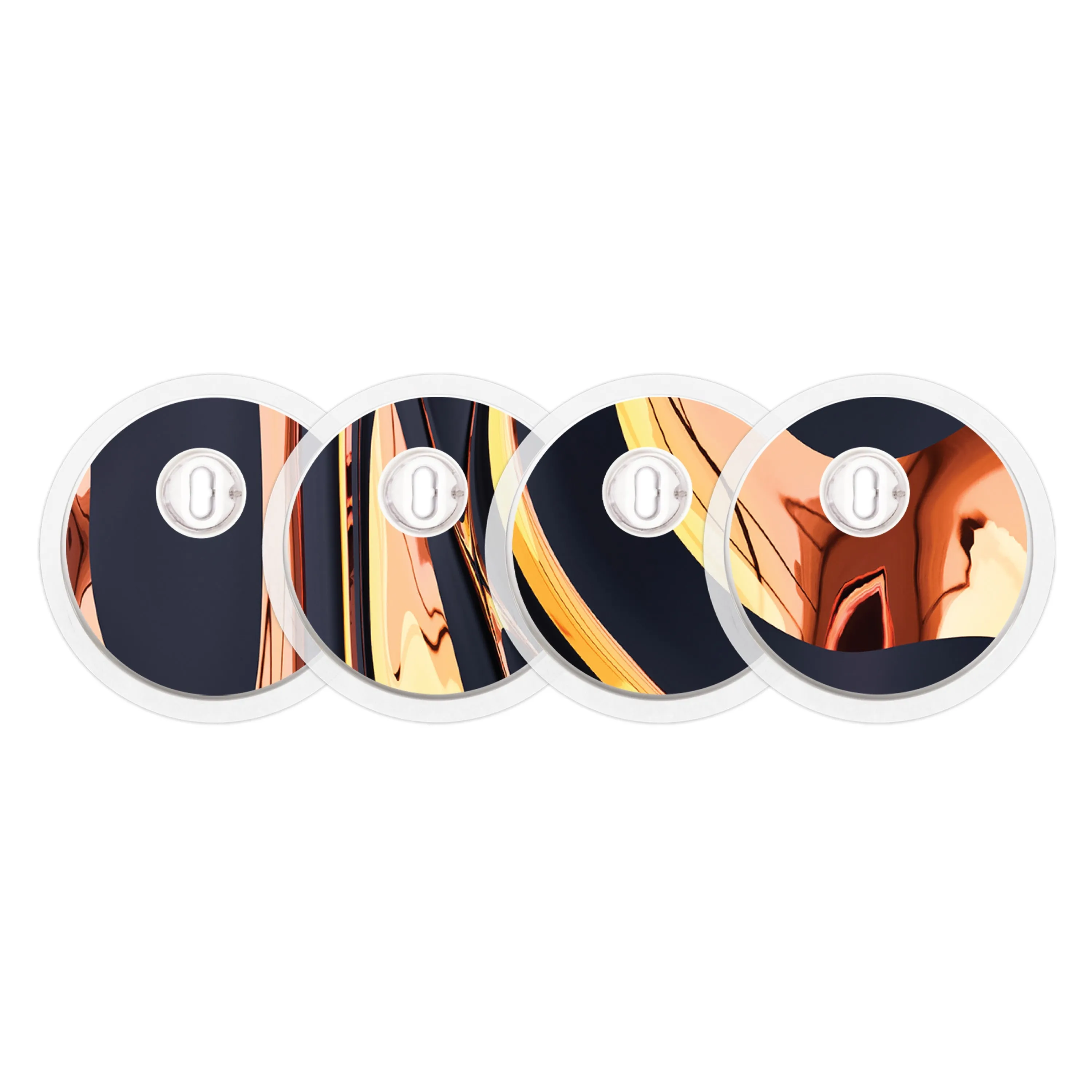 Lava Flow Sticker Designed for the FreeStyle Libre 3 Sensor