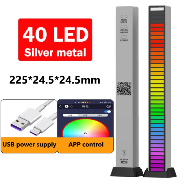 LED Light RGB Sound Control