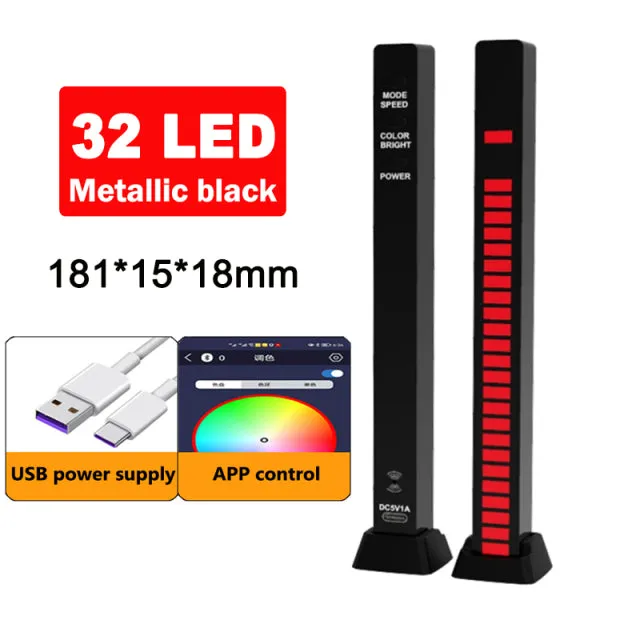 LED Light RGB Sound Control