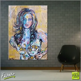 Lingerie 140cm x 100cm Nude Vintage Book Pop art Painting (SOLD)