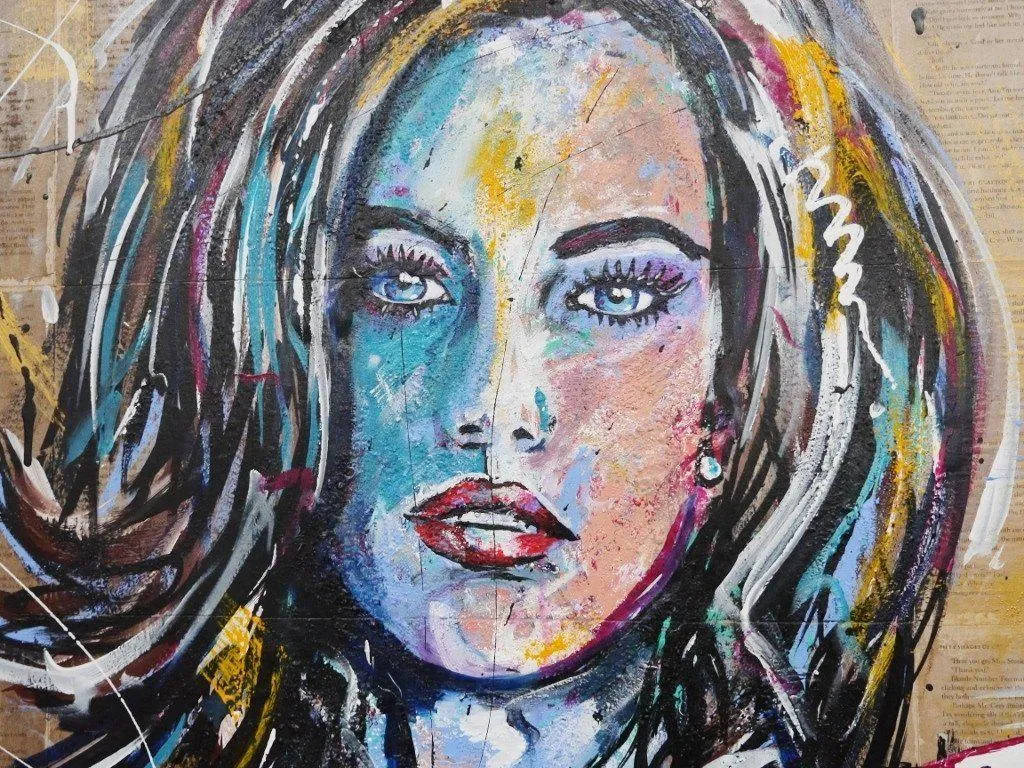 Lingerie 140cm x 100cm Nude Vintage Book Pop art Painting (SOLD)